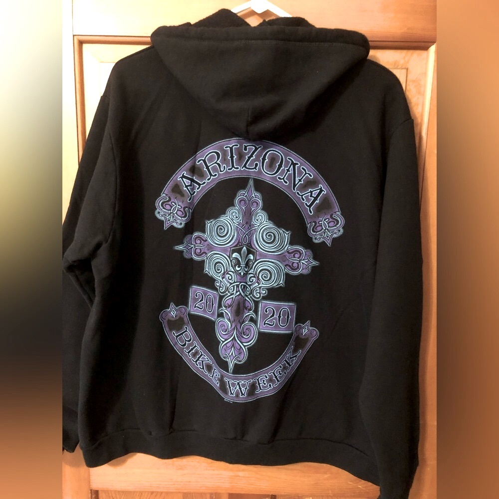 Bike Week Arizona ! New, Ladies xl zip up hoodie